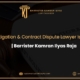 Best Civil Litigation & Contract Dispute Lawyer Islamabad | Barrister Kamran Ilyas Raja